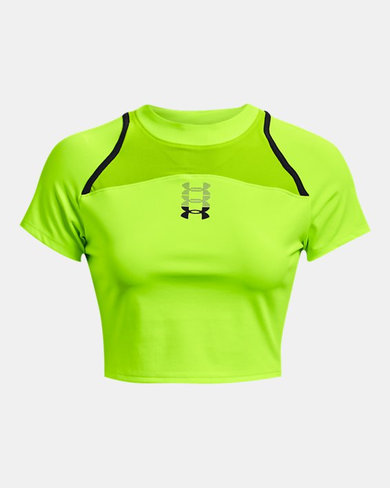 T-shirt court à manches courtes UA Run Anywhere pour femme, Green, pdpMainDesktop image number 5